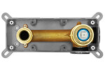 REA - Podomítková umyvadlová baterie LUNGO Diamond Copper + BOX REA-B0540