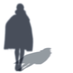 Smiffys.com Plášť - modrý + škraboška