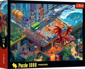 TREFL Puzzle Pixelové město