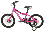 Dětské kolo LEADER FOX Keno 16", model 2025-3, barva růžová