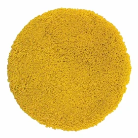 Spirella HIGHLAND kulatá koupelnová předložka žlutá / mikrovlákno / průměr 60 cm