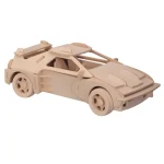 WOODCRAFT CONSTRUCTION KIT Dřevěné 3D puzzle Ferrari velké