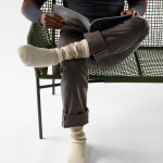 Unisex merino ponožky SMARTWOOL Everyday Cozy Slipper Socks, Mocha velikost: 34-37 (S)