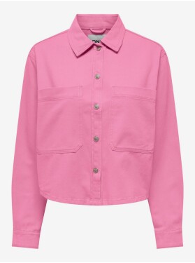 Růžová dámská džínová bunda ONLY Drew Dámské