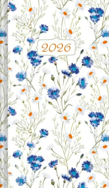 Kapesní diář 2026 - Chrpa (A6)