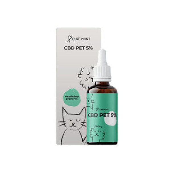 Cure Point CBD PET 5% Olej pro psy 10ml / bez příchuti (BG-PET05)