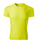 Pixel tričko unisex neon yellow M