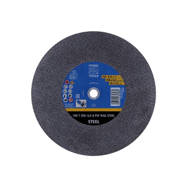 PFERD TOOLS 100 T 350-4,0 Q PSF RAIL STEEL/22,23 73001322 Řezný kotouč 350 mm 10 ks