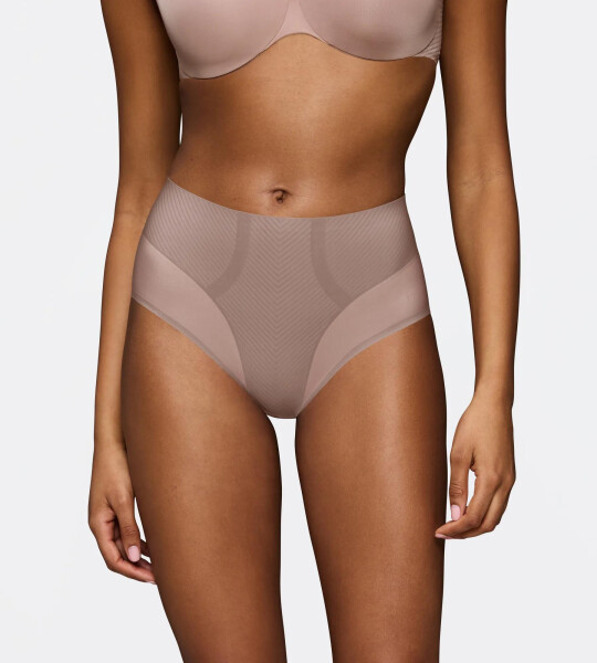 BMU ILLUSION CURVE - Formující maxi kalhotky pro přirozeně tvarovanou siluetu Triumph CHOCOLATE MOUSSE L