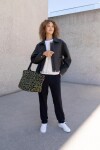 Nákupní taška přes rameno Reisenthel Shopper M Teddy leo olive