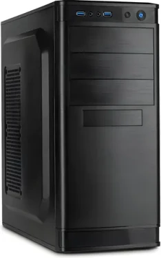 Inter-Tech IT-5905 černá / Počítačová skříň / Midi-Tower / ATX / 2x USB 3.2 Gen1 / 34 l (88881236)