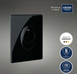 GROHE - QuickFix Start Ovládací tlačítko splachování, lesklá černá 38964KV0