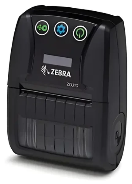 ZEBRA ZQ210 černá / Mobilní termotiskárna / 203dpi / 60mm/s / Bluetooth / USB / 1500mAh (ZQ21-A0E01KE-00)