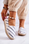 Dámské klasické espadrilky Big Star JJ274959 Bílé 36