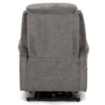 Polohovací křeslo, elektrické zabudované ovládání, šedá, látka, TV-Q8575 GREY2