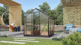 Polykarbonátový skleník – Vitavia Venus 3800, PC 4 mm černý