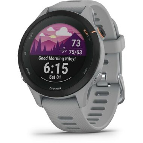 Garmin Forerunner 255S šedá / sportovní hodinky / GPS / BT / měřič tepu / krokoměr (010-02641-12)