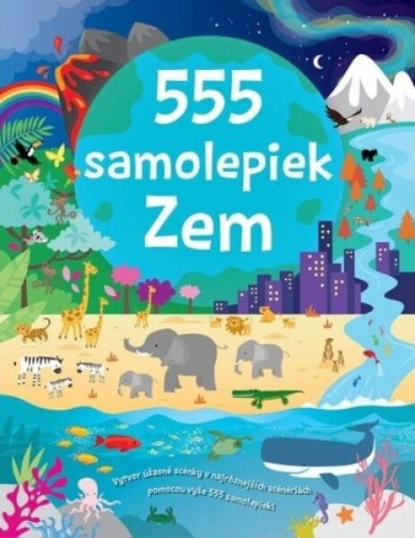 555 samolepiek Zem