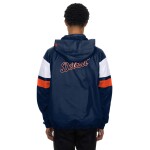 New Era Pánská bunda Detroit Tigers MLB Quarter Zip Windbreaker Velikost: M