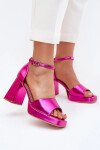 Sandály na podpatku model 215001 Step in style 37