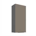 Horní skříňka Aria ANT 50 G-108 1F Barva korpusu: Antracit, Barva dvířek: SA - Aquamarine AFM