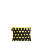 Cestovní taštičky na zip LOQI SMILEY Spiral, Dots, Spots, 3 ks