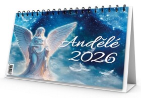 Kalendář 2026 Andělé - stolní - Jitka Saniová