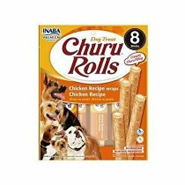 Churu Dog Rolls Chicken wraps Chicken 8x12g