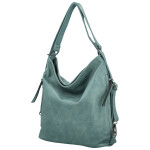 Stylový dámský koženkový kabelko-batoh Dexy, modrý