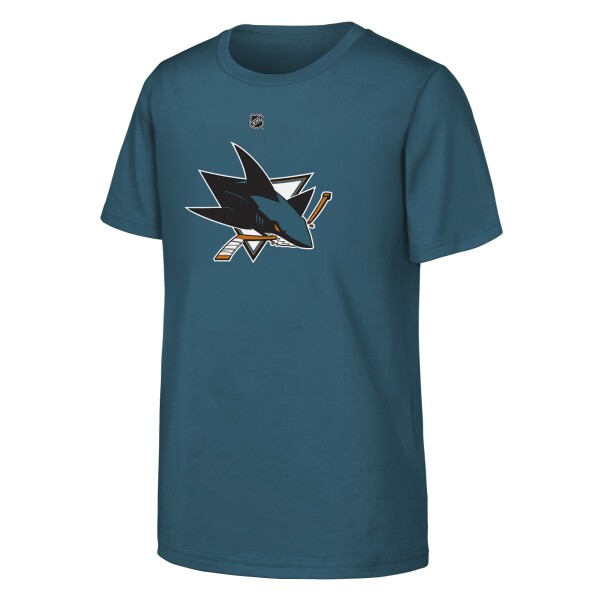 Outerstuff Dětské tričko San Jose Sharks NHL Primary Logo Short Sleeve Velikost: Dětské S (122 – 134)