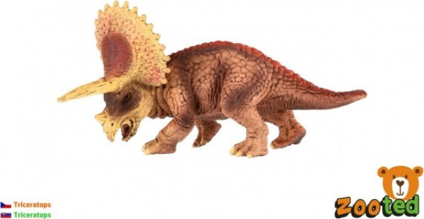 Triceratops malý zooted plast 14cm sáčku