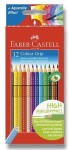 Faber - Castell Pastelky trojhranné Grip - rozmývatelné 12 ks