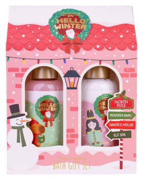 Koupelová sada Hello Winter Brusinka 2x100ml