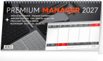 NOTIQUE Kalendář 2027 stolní: Premium Manager, 32 x 16 cm