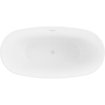 MEXEN/S - Eris volně stojící vana 170 x 80, bílá, sifon a přepad bílá 53441708000-20