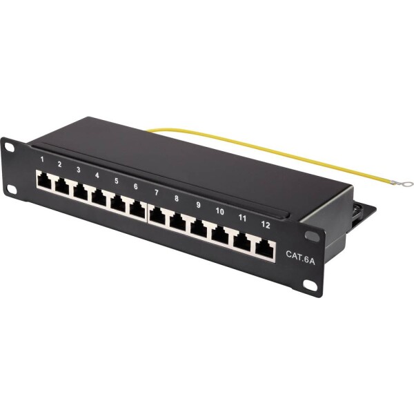 DIGITUS Patch panel, CAT6,19,24xUTP RJ45