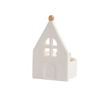 Räder Porcelánový svícen Dream House – set 2 ks, bílá barva, porcelán
