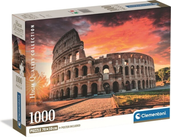 Puzzle Řím: Koloseum při západu slunce 1000 dílků