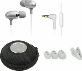 ARCTIC E351 W Earphone stříbrná / špuntová sluchátka / mikrofon / 3.5mm Jack / 1.3 m (ORACO-ER003-GBA01)