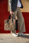 Stylová kabelka Reisenthel Daily Shopper Leo fake fur
