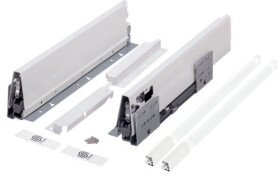 Strong výsuv StrongBox 450/204mm, bilý, jeden hranatý reling (404262)