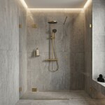 REA - Sprchový set Avanti Brush Gold REA-P8920