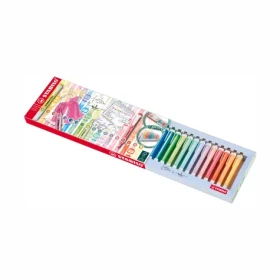 STABILO® swing cool - 18 ks deskset - 8 neonových a 10 pastelových barev (275/18-01-5)