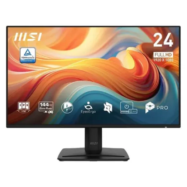 23.8" MSI PRO MP242 E14A černá / IPS / FHD / 16:9 / 4ms / 1500:1 / 300cd-m2 / HDMI + DP + VGA / VESA (PRO MP242 E14A)