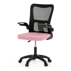 Dětská židle, houpací mechanismus, růžová síťovina, KA-K2006 PINK