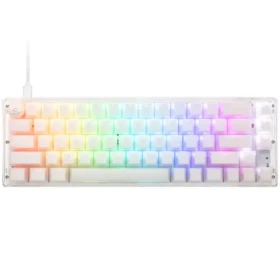 Ducky One 3 Aura Kailh Jellyfish Y bílá / herní klávesnice / podsvícená / mechanická / drátová USB-C / US (DKON2167ST-FUSPDAWWWWK1)