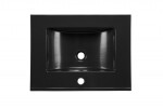 COMAD - Nábytkové umyvadlo LAVA BLACK 60cm 5907441298537
