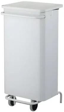 Rossignol Collecroule 57250 bílý / Odpadkový koš / 110 L / pedálový / ocel / HACCP