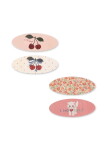 Konges Sløjd Dětské voděodolné náplasti Kiss and Comfort Lemon / Cherry – 24 ks Lemon, textil