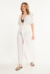 Monnari Beachwear Dámský plášť třásněmi White